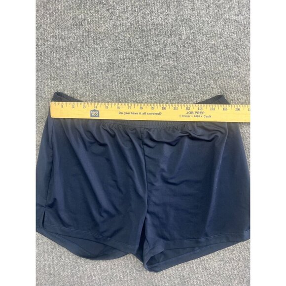Nivo Shorts Women's Medium Navy Blue Pull On Elastic Waist Athletic Hi Rise - Picture 3 of 7